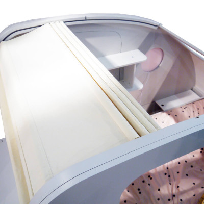 Mathy by Bols Letto Caravan con gancio di traino e cassapanca Rosa chiaro