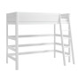 copy of Lifetime loft bed with deluxe slatted frame sloping ladder whitewash