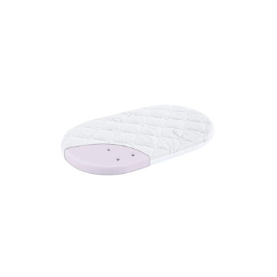 Träumeland pram mattress Brise Light fits Cybex Priam 32 x 78 cm, oval