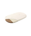 Matelas bébé Träumeland pour panier de Moise Naturwölkchen 37 x 70 x 3 cm ovale