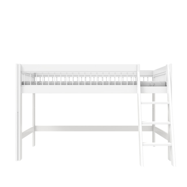 Lifetime semi high bed with with slanted Breeze 90 x 200 cm, slatted ...