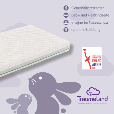 Träumeland Baby mattresses Better Dreams Edition Wind 60 x 120 cm