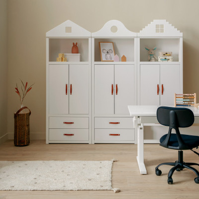 Piano libreria, tetto Lifetime bianco