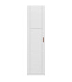 Lifetime wardrobe with 1 door and clothes rail, 50 cm white