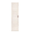 Lifetime armadio con 1 porta e barra appendiabiti, 50 cm whitewash