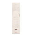 Lifetime armoire avec 1 porte et 2 tiroirs, 50 cm whitewash