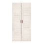 Lifetime armoire avec 2 portes et barre vêtements, 100 cm whitewash