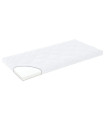 Träumeland matelas bébé Wiege Wash 40 x 80 x 5 cm, carré