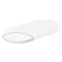 Träumeland baby mattress Stubenkorb Wash 37 x 70 x 5 cm, oval