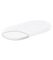 Träumeland baby mattress Stubenkorb Wash 37 x 70 x 5 cm, oval