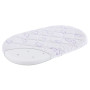 Träumeland Matelas pour Bollerwagen Sleepy 46 x 82 cm ovale