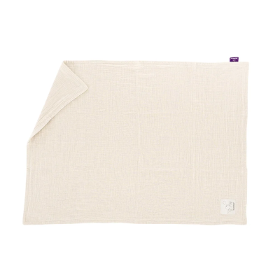 Träumeland baby blanket made of muslin beige 75 x 100 cm