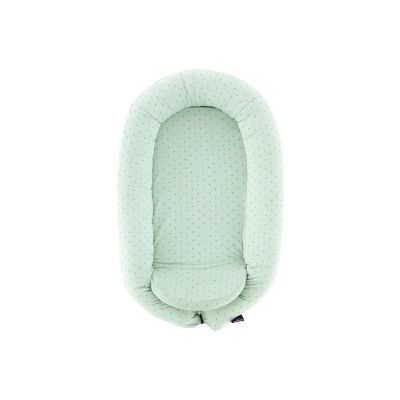 Träumeland baby nest "Home" Comfort Twister green