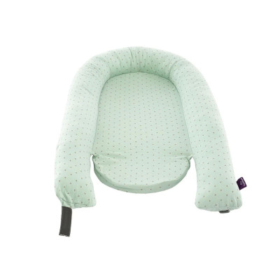 Träumeland baby nest "Home" Comfort Twister green