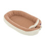 Träumeland baby nest "Home" Comfort Fische brown