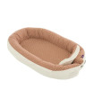 Träumeland baby nest "Home" Comfort Fische brown