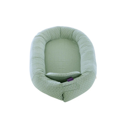 Träumeland baby nest "Home" Comfort Fische mint